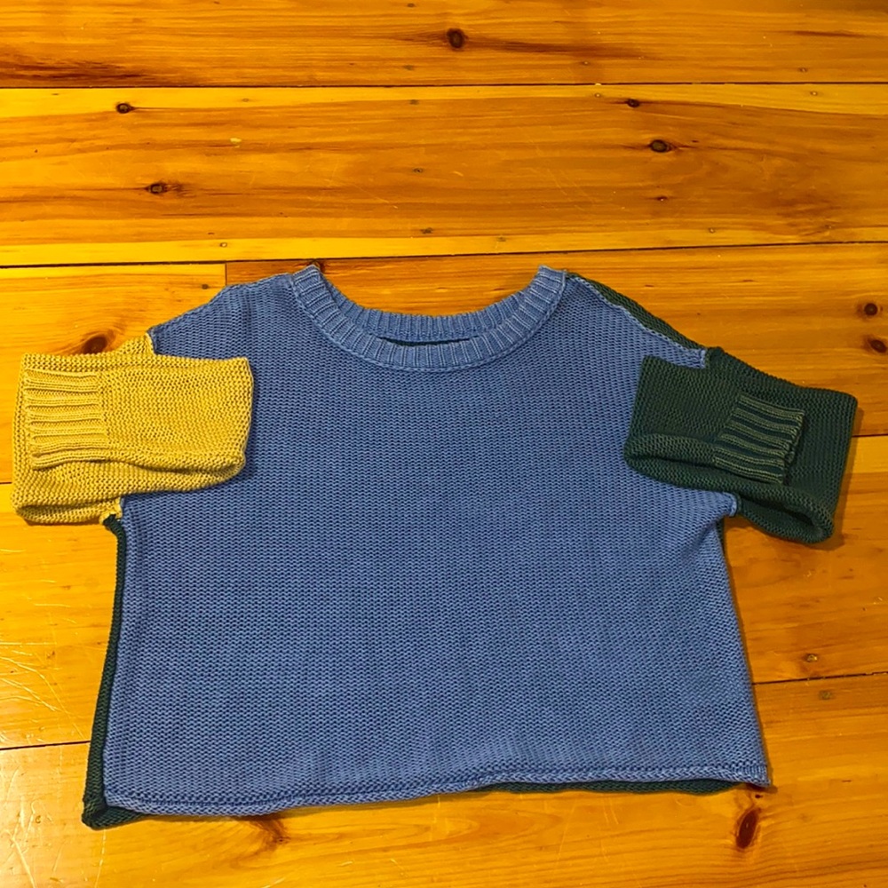 Retro American Eagle block sweater
